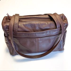 Autumn Forest Custom Leather Bag